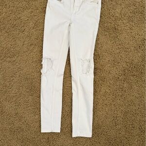 Free People White Skinny Jeans Women’s size 25 waist